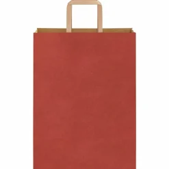 vidaXL Arte Y Ocio-Bolsas de papel con asas 250 uds 26x12x35 cm