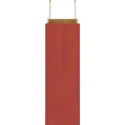 vidaXL Arte Y Ocio-Bolsas de papel con asas 250 uds 26x12x35 cm