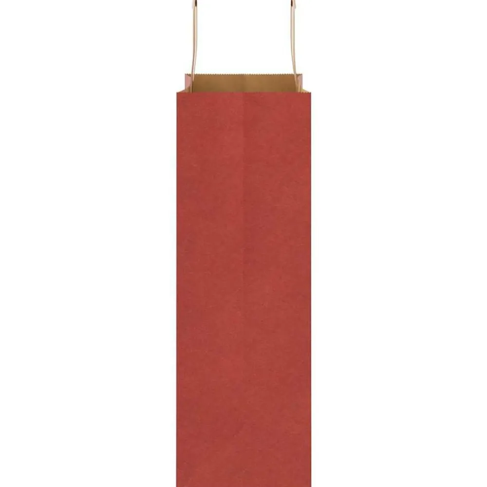 vidaXL Arte Y Ocio-Bolsas de papel con asas 250 uds 26x12x35 cm