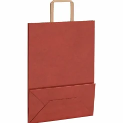 vidaXL Arte Y Ocio-Bolsas de papel con asas 250 uds 26x12x35 cm