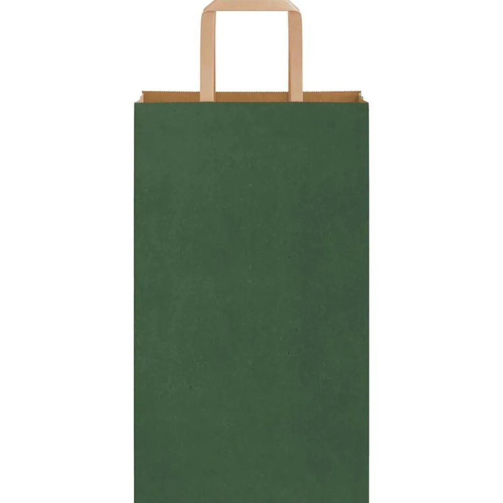 vidaXL Arte Y Ocio-Bolsas de papel con asas 250 uds 21x11x36 cm
