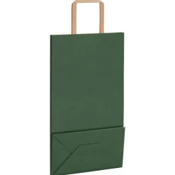 vidaXL Arte Y Ocio-Bolsas de papel con asas 250 uds 21x11x36 cm