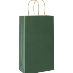 vidaXL Arte Y Ocio-Bolsas de papel con asas 50 uds 21x11x36 cm