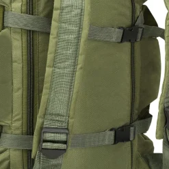 vidaXL Maletas Y Bolsos De Viaje-Bolso de lona estilo militar 3-en-1 45 L