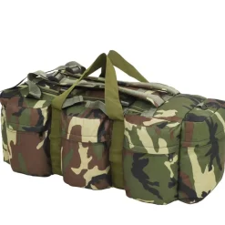 vidaXL Bolso de lona estilo militar 3-en-1 45 L Camuflaje Online