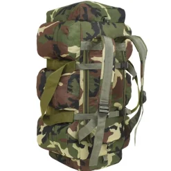 vidaXL Bolso de lona estilo militar 3-en-1 45 L Camuflaje Online