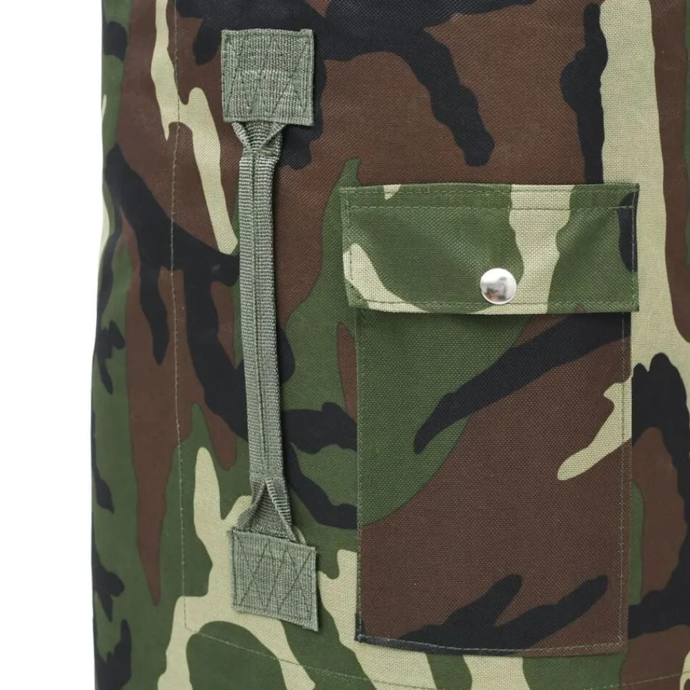 vidaXL Bolso de lona estilo militar 85 L Camuflaje Online