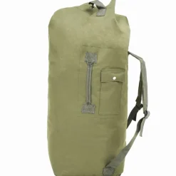 vidaXL Maletas Y Bolsos De Viaje-Bolso de lona estilo militar 85 L