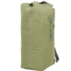 vidaXL Maletas Y Bolsos De Viaje-Bolso de lona estilo militar 85 L