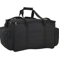 vidaXL Bolso de pesca impermeable tela Oxford Negro Sale