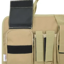 vidaXL Adultos-Bolso de pistola tela oxford caqui 40x24x10 cm