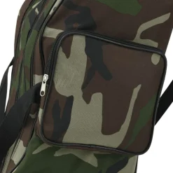 vidaXL Bolso para caña de pescar tela oxford verde 150 cm Camuflaje Sale