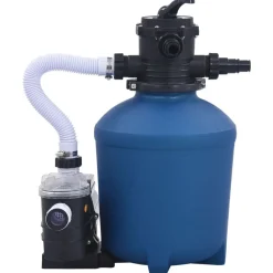 vidaXL Piscina Y Spa-Bomba de filtro de arena con temporizador 530 W 10 980 L/h