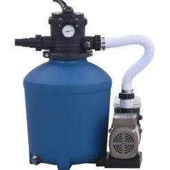 vidaXL Piscina Y Spa-Bomba de filtro de arena con temporizador 530 W 10 980 L/h