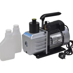 vidaXL Accesorios Para Electrodomésticos-Bomba de vacío 50 L/min manómetros de 2 vías kit de herramietas