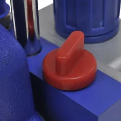 vidaXL Accesorios Para Electrodomésticos-Bomba de vacío una etapa y manómetro colector cuatridireccional