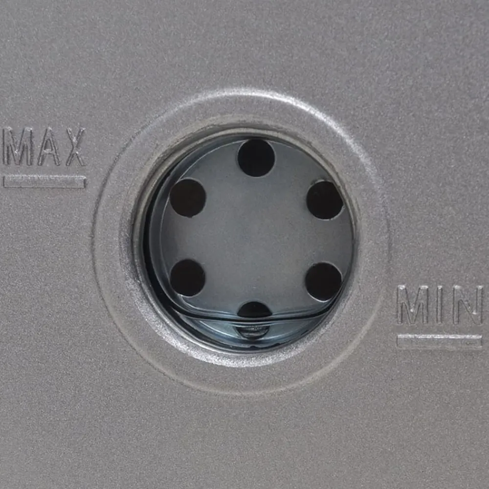 vidaXL Accesorios Para Electrodomésticos-Bomba de vacío una etapa con manómetro colector bidireccional