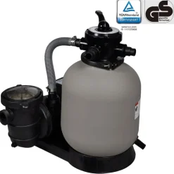 vidaXL Piscina Y Spa-Bomba filtro de arena 600 W 17000 l/h