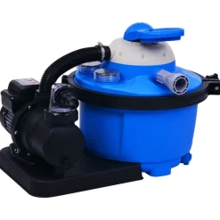 vidaXL Piscina Y Spa-Bomba filtro de arena con temporizador 450 W 25 L