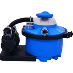 vidaXL Piscina Y Spa-Bomba filtro de arena con temporizador 450 W 25 L