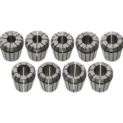 vidaXL Herramientas-Boquilla de sujeción ER32 19 pzas Set herramientas de torneado