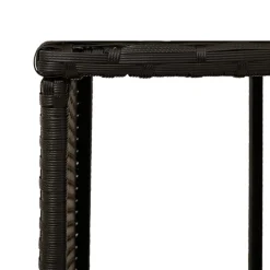 vidaXL Piscina Y Spa-Borde bañera hidromasaje madera acacia y ratán sintético