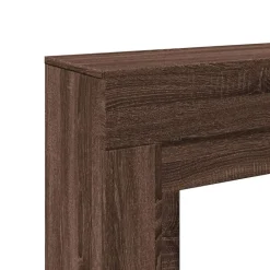vidaXL Borde de chimenea madera ingeniería marrón roble 100x30x87,5 cm Marr&oacute;n roble Hot