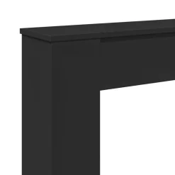 vidaXL Accesorios Para Hornos De Leña Y Chimeneas-Borde de chimenea madera ingeniería 100x20x100 cm
