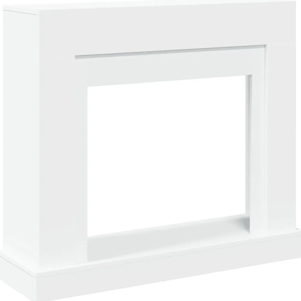 vidaXL Accesorios Para Hornos De Leña Y Chimeneas-Borde de chimenea madera ingeniería 100x30x87,5 cm
