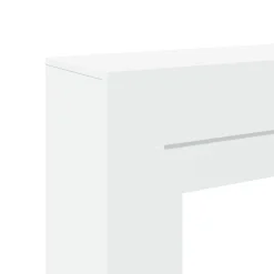 vidaXL Accesorios Para Hornos De Leña Y Chimeneas-Borde de chimenea madera ingeniería 100x30x87,5 cm