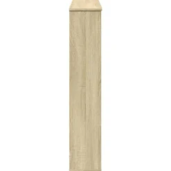 vidaXL Borde de chimenea madera ingeniería 100x20x100 cm Roble Sonoma Sale