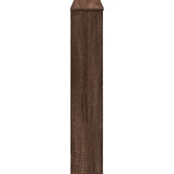 vidaXL Borde de chimenea madera ingeniería marrón roble 100x20x100 cm Marrón roble Discount