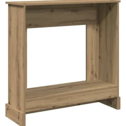 vidaXL Borde de chimenea madera ingeniería 90x30x90 cm Roble artisan Sale