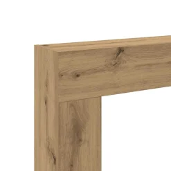 vidaXL Accesorios Para Hornos De Leña Y Chimeneas-Borde de chimenea madera ingeniería 81x18x82 cm