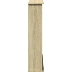 vidaXL Accesorios Para Hornos De Leña Y Chimeneas-Borde de chimenea madera ingeniería 75x20x87,5 cm
