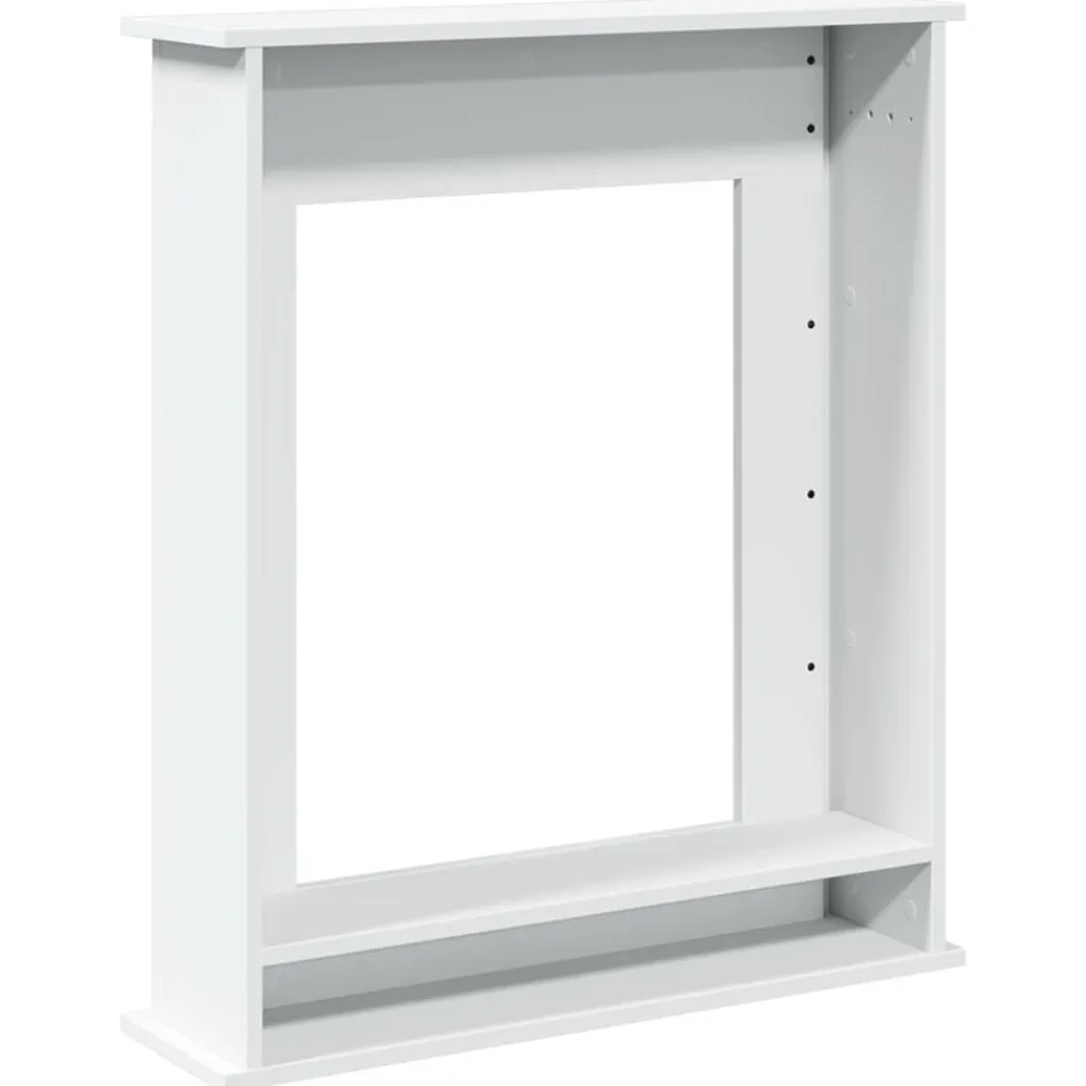 vidaXL Accesorios Para Hornos De Leña Y Chimeneas-Borde de chimenea madera de ingeniería 75x20x87,5 cm