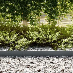 vidaXL Vallas De Jardín-Borde de Césped 10 pcs 100 x 0.05 x 20 cm