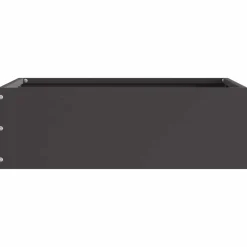vidaXL Borde de Césped 40 x 40 x 13 cm Acero Negro Online