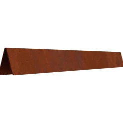 vidaXL Borde de Césped Oxidado 450 x 0.05 x 15 cm Acero autopatinable Acero oxidado Clearance