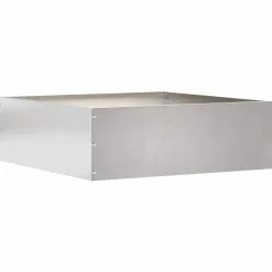 vidaXL Vallas De Jardín-Borde de Césped Plateado 40 x 40 x 13 cm