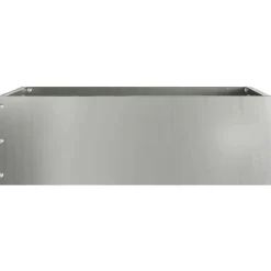 vidaXL Vallas De Jardín-Borde de Césped Plateado 40 x 40 x 13 cm