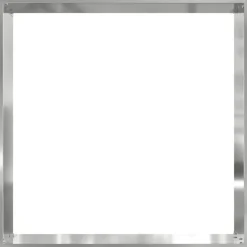 vidaXL Vallas De Jardín-Borde de Césped Plateado 40 x 40 x 13 cm