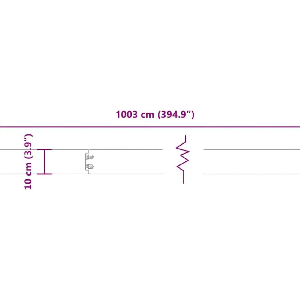 vidaXL Bordes césped 10 uds 10x103 cm acero laminado frío Antracita Hot