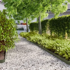 vidaXL Vallas De Jardín-Bordes césped 10 uds acero laminado frío 10x103 cm