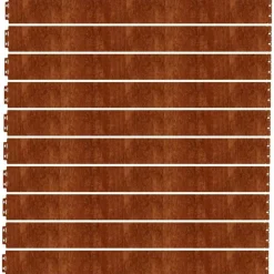 vidaXL Vallas De Jardín-Bordes de césped acero corten flexible 10 piezas 10x103 cm