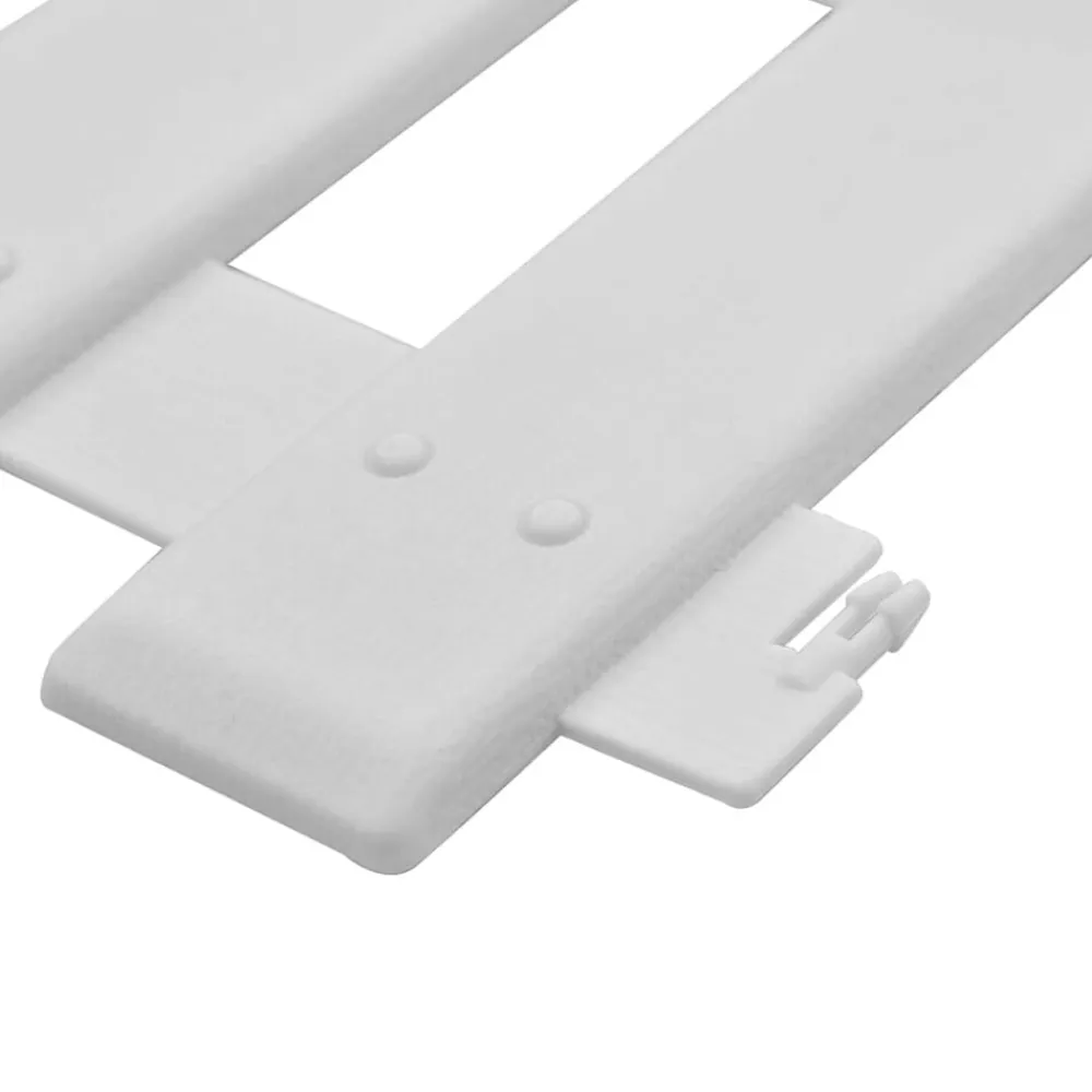vidaXL Bordes de jardín 17 unidades PP 10 m Blanco Best