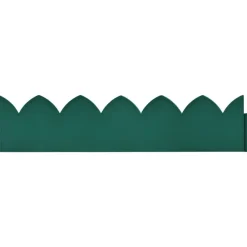 vidaXL Vallas De Jardín-Bordes de jardín 10 unidades PP verde 65x15 cm