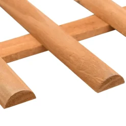 vidaXL Bordes de jardín 10 unidades madera de abeto 4,4 m Marr&oacute;n
