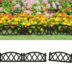 vidaXL Vallas De Jardín-Borduras de jardín 17 unidades PP 10 m