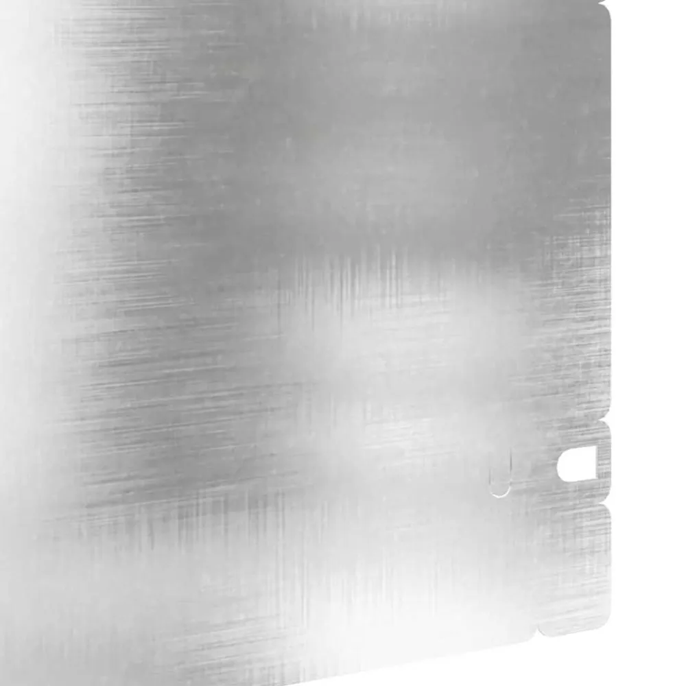 vidaXL Vallas De Jardín-Borduras para césped 10 pcs Plateado 103 x 0,05 x 22 cm